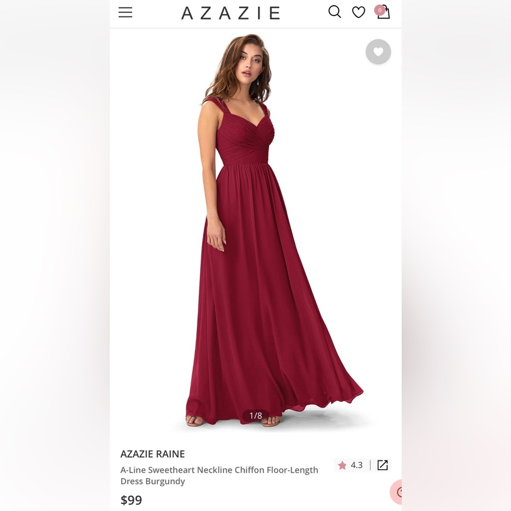 Azazie Bridesmaids Dress (Raine)